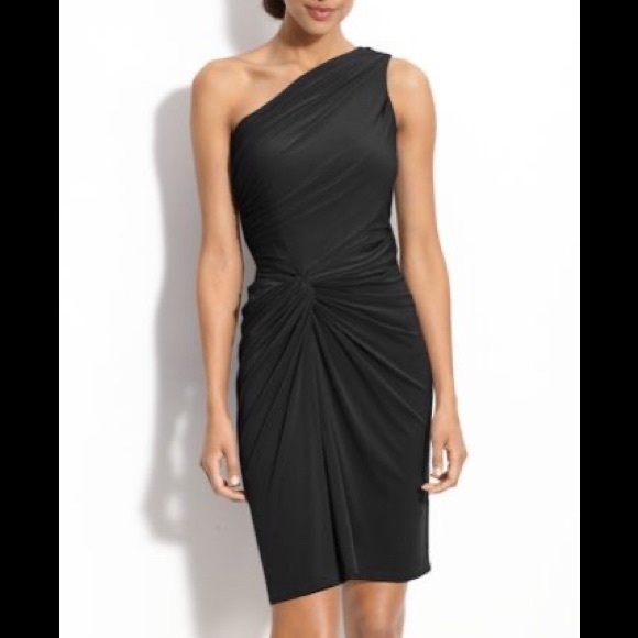 Maggy London Dresses & Skirts - NWT Maggie London Black One Shoulder size 14 Dress